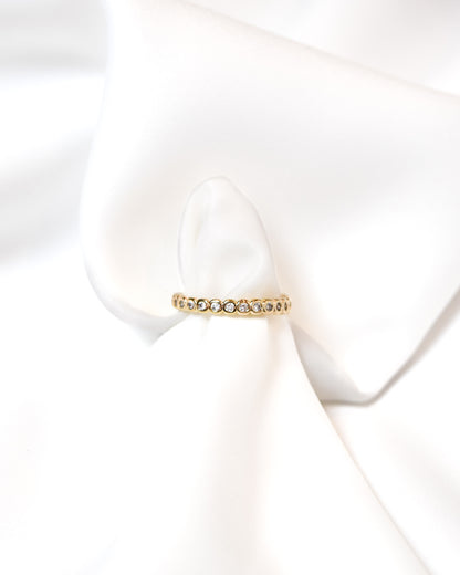 The Muse Ring - 18k Gold-Filled Bezel Eternity Ring