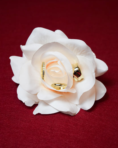The Muse Ring - 18k Gold-Filled Bezel Eternity Ring