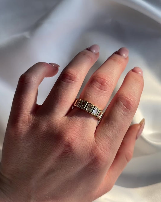 The Lumière Ring - 18k Gold Filled Eternity Ring
