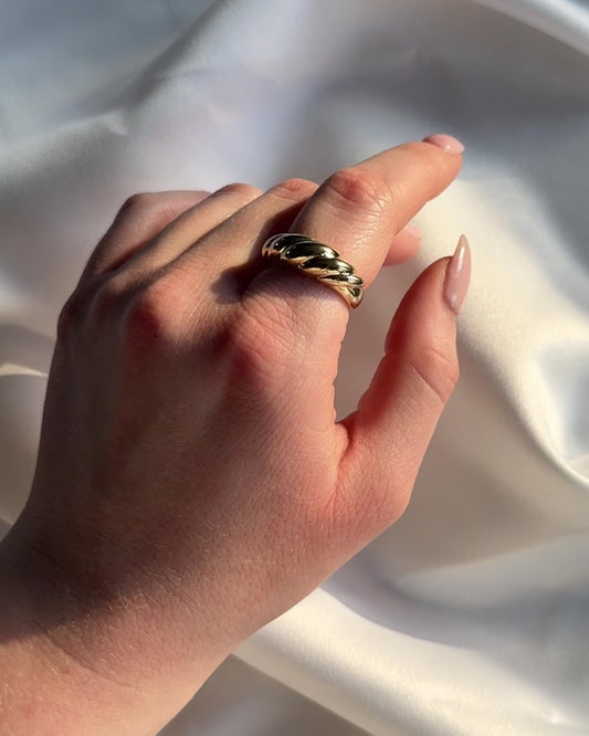 The Atelier Ring - 18k Gold Filled Croissant Ring